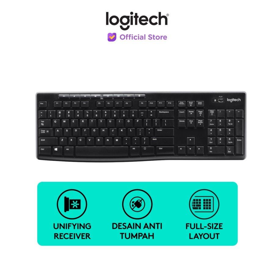 Logitech Wireless Keyboard K270