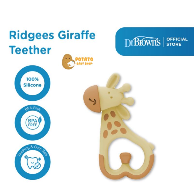 Dr Brown's Massaging Teether Ridgees Giraffe - Drbrown