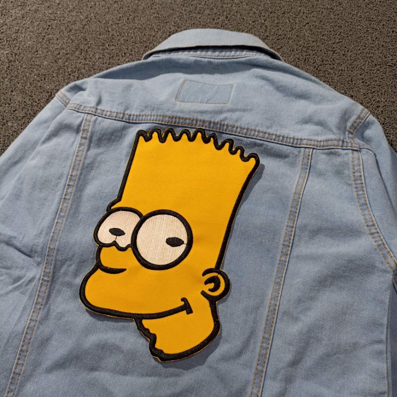 Backpatch bordir / Emblem bordir The Simpson Premium High Quality