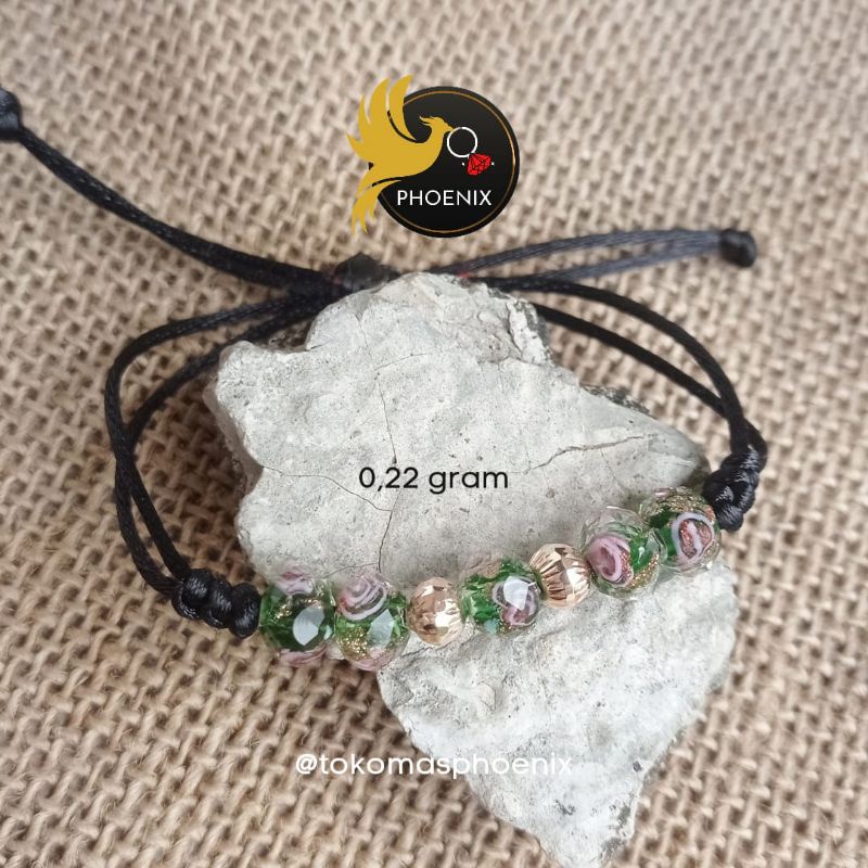 gelang tali modifikasi emas asli