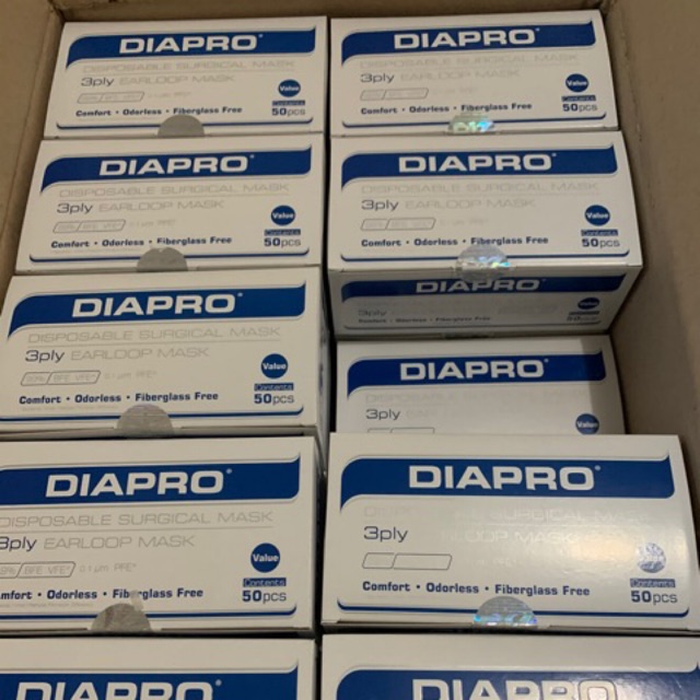  Masker Diapro  3 ply earloop Shopee Indonesia