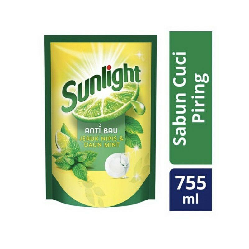 Sunlight lime jeruk nipis 755 ml+ bonus