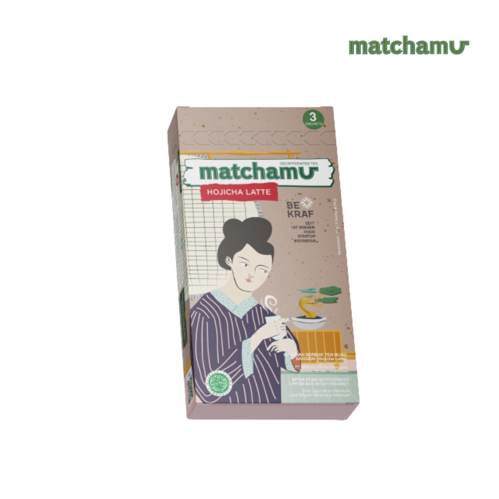 

Matchamu Hojicha Latte Box of 3 Promo Snack