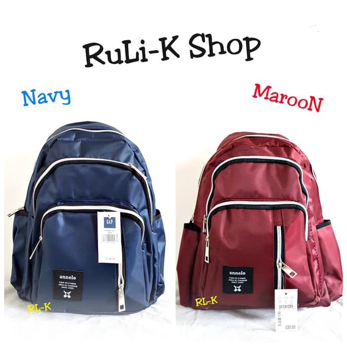 4516QO Chanel Vintage Quilted Leather Backpack Tas Ransel Import Cewek Wanita Perempuan Batam