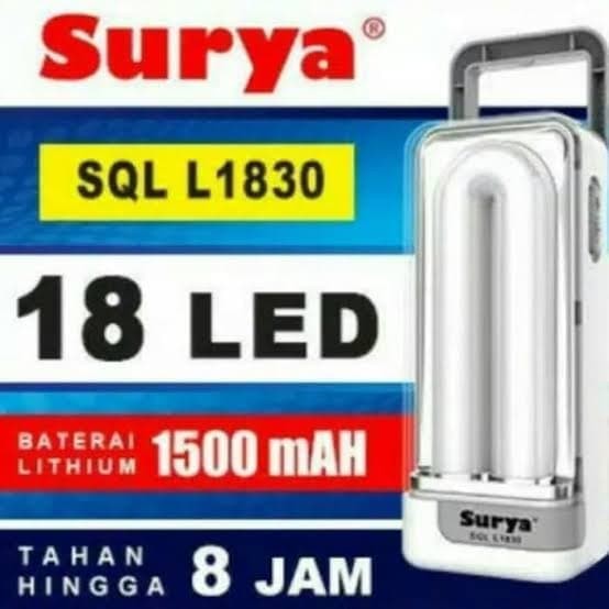 Lampu Senter Surya SQL L1830 Lampu Senter Darurat Lampu Emergency