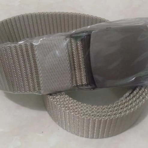 Ikat Pinggang Sabuk woman Army Belt Webbing Canvas Stainless Ukuran kecil