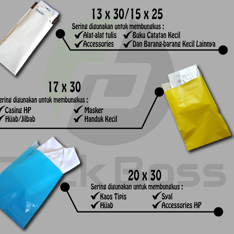 

Diskon 0h POLYMAILER PACKBOSS 35x45 HARGA ISI ±100 LEMBAR *KUALITAS BOSS, HARGA JOSS* LANGSUNG PABRI
