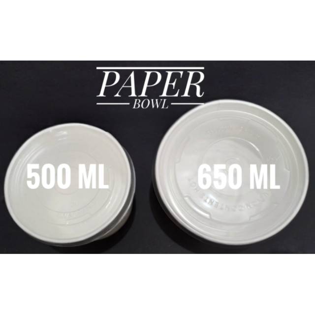 Paper Bowl 500 ml dan 650 ml