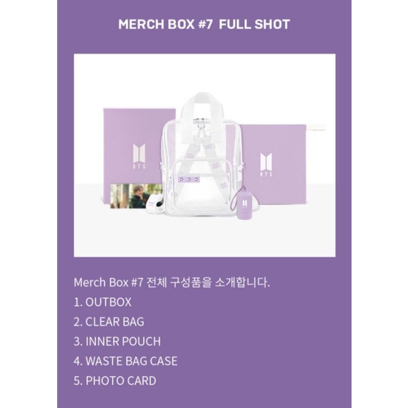 [SHARING - DP] MERCH BOX 7 BTS