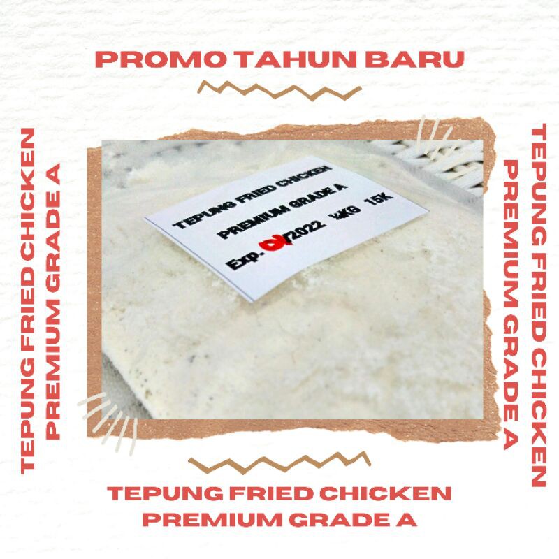 

Tepung Fried Chicken KFC A&W McD uk.100gram