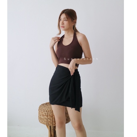 Sanly Wrap Skirt / Rok Wanita Premium-5