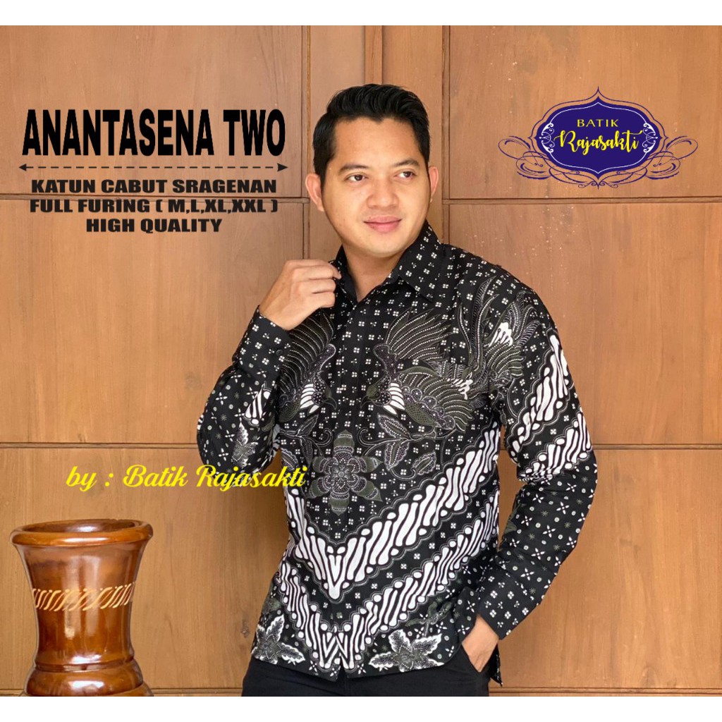 ANANTASENA TWO BAJU kemeja batik pria lengan panjang terbaru ORIGINAL lengan panjang modern PREMIUM