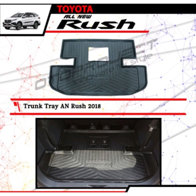 Karpet Bagasi Mobil All New Rush Trunk Tray