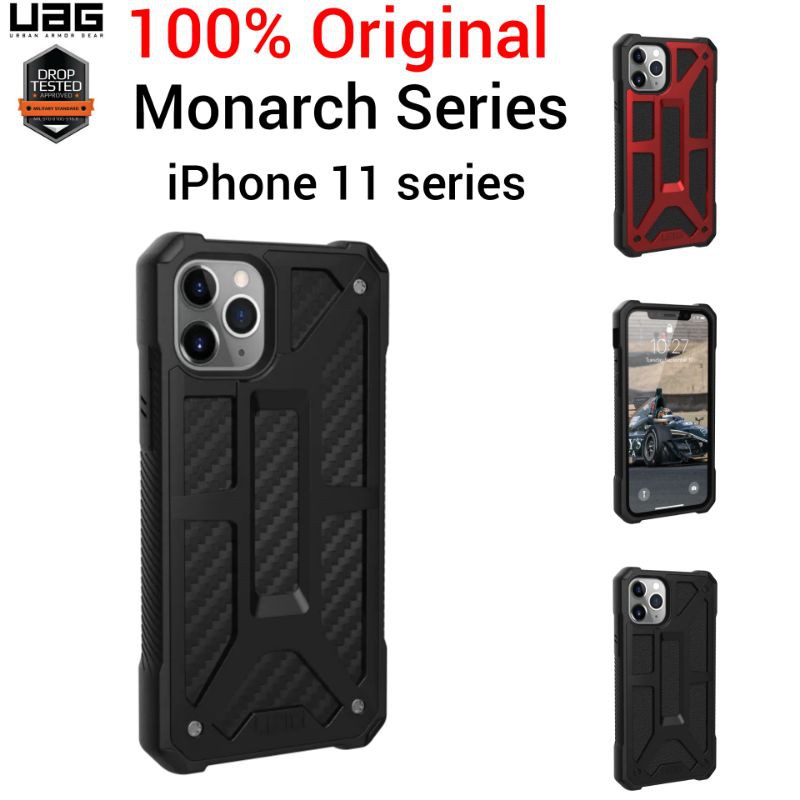 Original UAG Monarch Series iPhone 11 Pro Max Rugged Cover Hard Case Casing Kesing