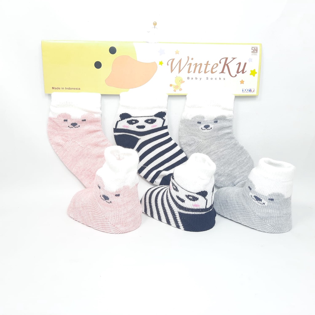 Morinz Kaos Kaki Winteku Baby - 1set isi 3 pasang