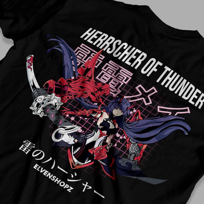 Herrscher Of Thunder Raiden Mei T Shirt