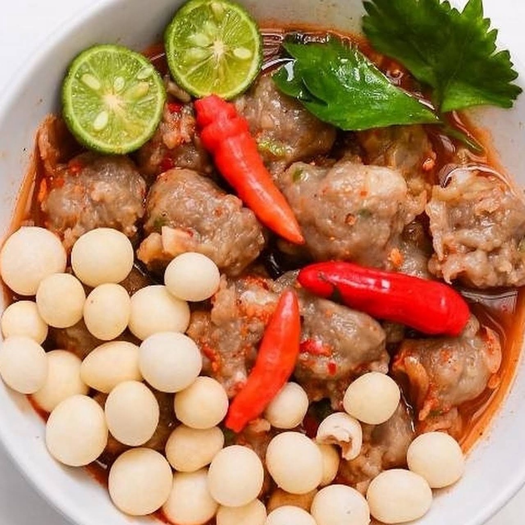 

baso aci tulang rangu plus mie telor
