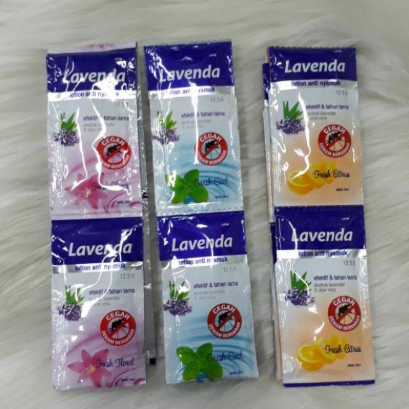 LAVENDA RENCENG ISI 6 SACH - OBAT NYAMUK MURAH