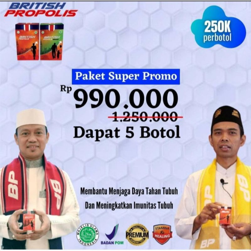 

British propolis Original pilihan ustadz