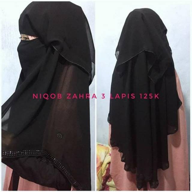 NIQAB YAMAN 3 LAPIS/NIQAB YAMAN 2 LAYER/PURDAH MASTUROH/Niqob Zahra/Purdah 3 lapis