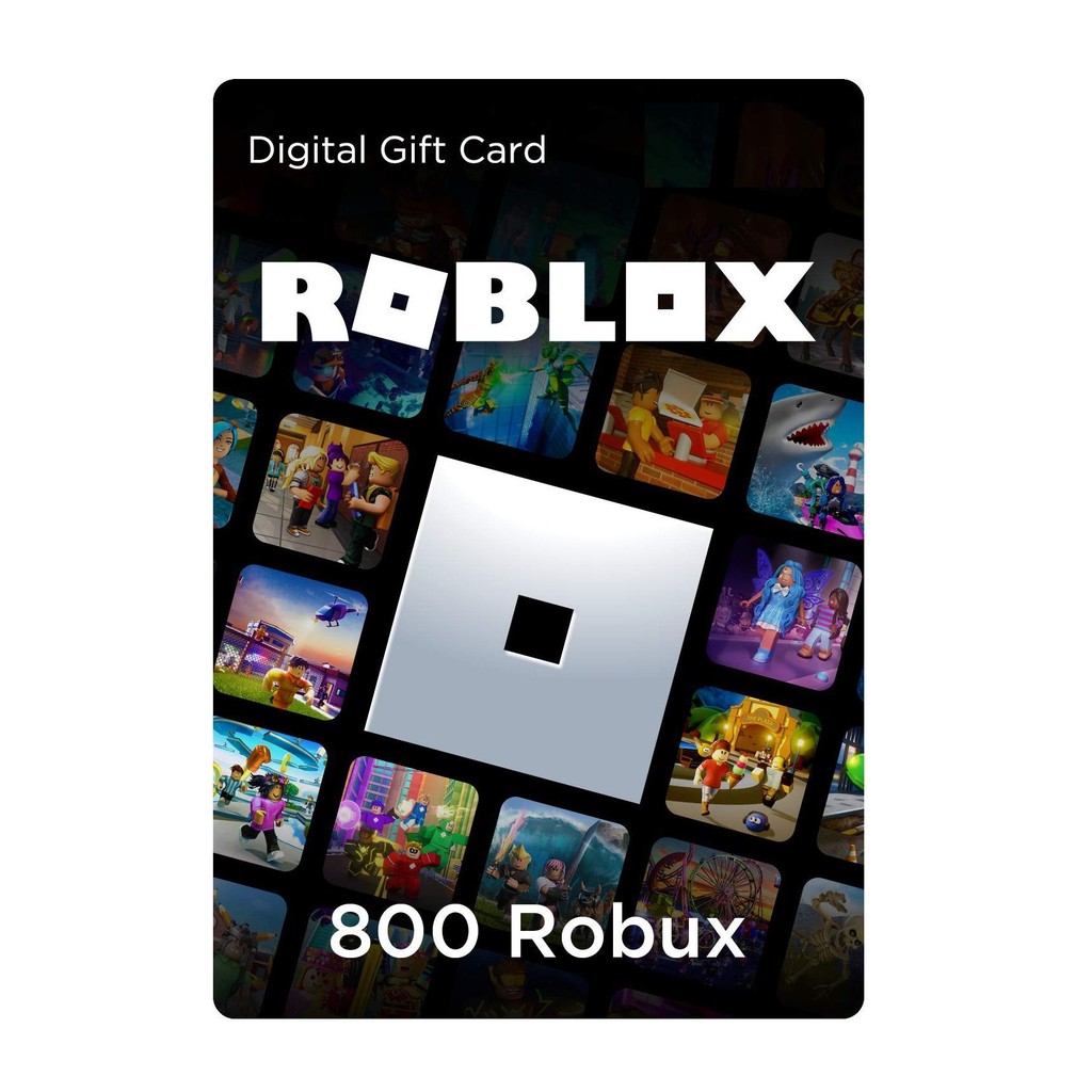 Voucher ROBLOX 10 Game Card Gift Card = 800 Robux