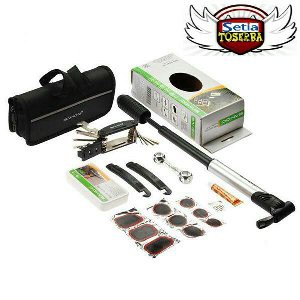 LENGKAP 1 SET BIKE TOOLKIT SEPEDA SAHOO   POMPA   TAMBAL BAN   POMPA TANGAN   LEM   SAHOO   PERLENG