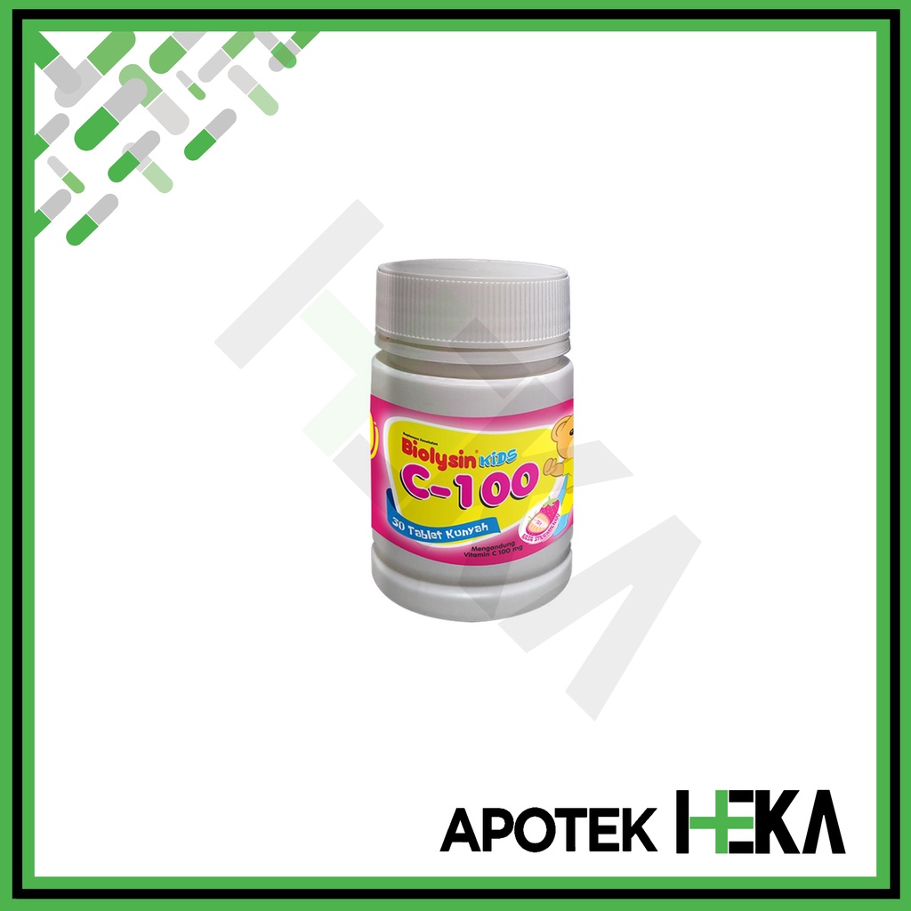 Biolysin Kids C 100 isi 30 Tablet - Vitamin C Anak (SEMARANG)