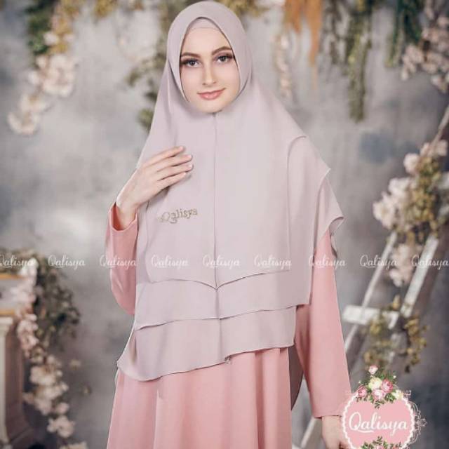 Hijab Khimar bushra by qalisya ori termurah