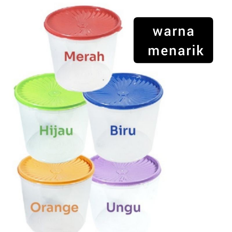 TOPLES 5 LITER / tempat peyek / beras / kue / makanan cemilan / sealware 5L