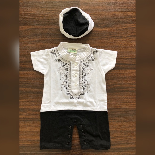 baju koko bayi | baju lebaran bayi