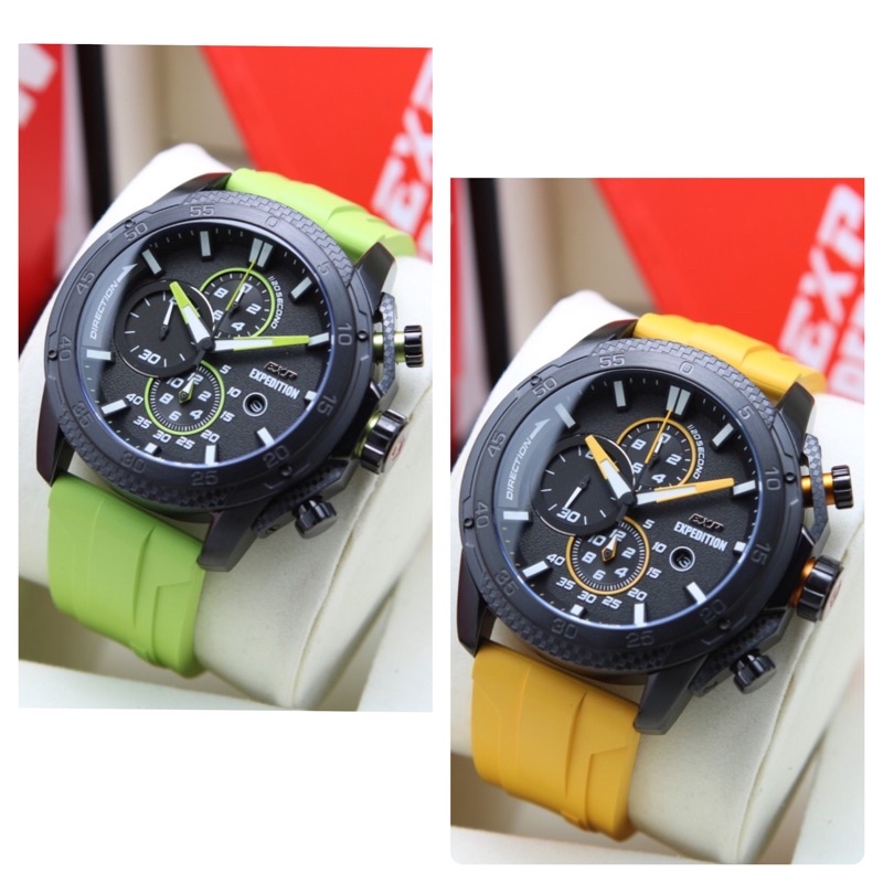 JAM TANGAN PRIA EXPEDITION EXP 6810MC / E6810M / EXP 6810 RUBBER [ORIGINAL]