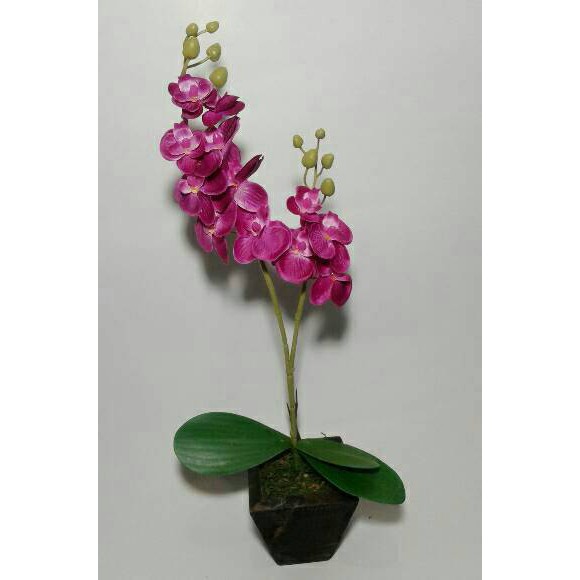 bunga anggrek/bunga anggrek palsu/bunga anggrek artificial/artificial