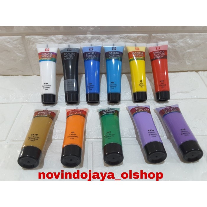 

Lucu Cat Akrilik Sakura / Sakura Acrylic Color Diskon