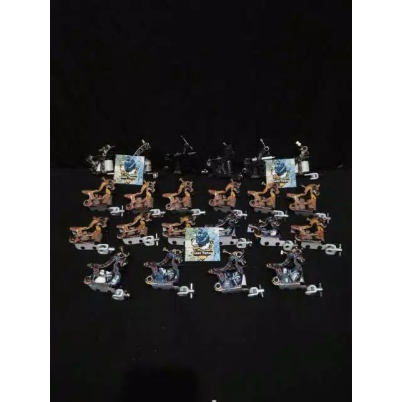 mesin alat tattoo coil iron motif bisa liner dan shader tato machine original