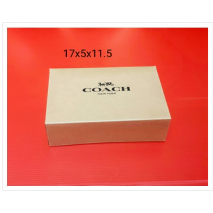 

Ginger- Box Coach 17 dus coach asli original box authentic kotak dus dompet US