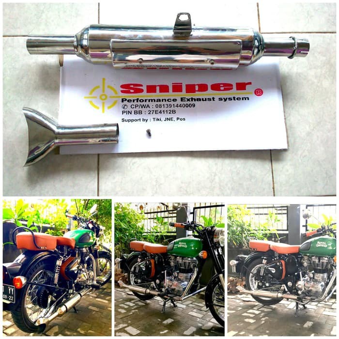 Knalpot royal enfield 350 royal enfield hiu