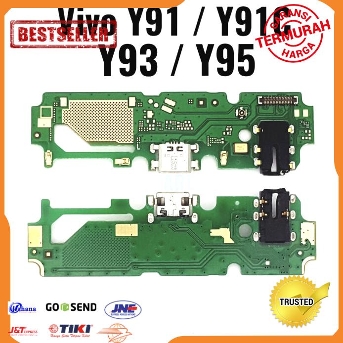 Acc Hp Papan Konektor Charger Cas Handsfree Mic Vivo Y91 Y91C Y93 Y95