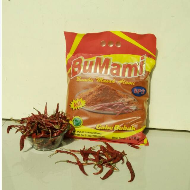 

1 Kg SP3 Halus, Cabe Bubuk BuMami