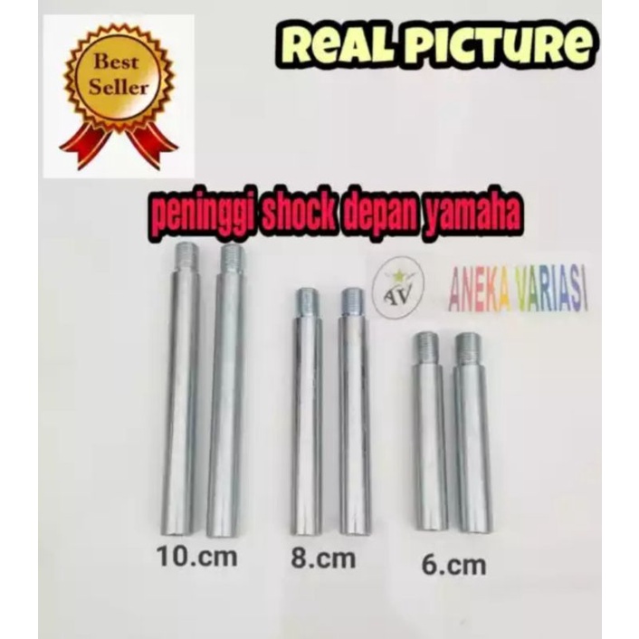 peninggi shock depan motor Yamaha 6-8-10cm