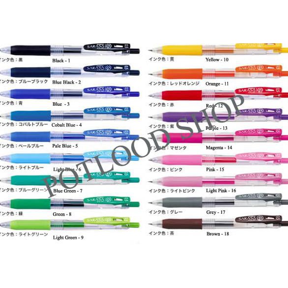 

HOT SALE Pulpen Gel Sarasa Clip Warna 0.5 - Semua Warna Terjamin