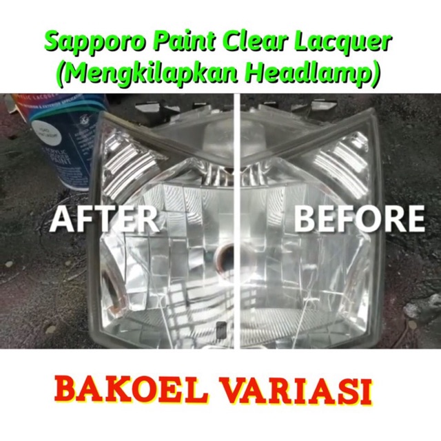 

Sapporo Paint Clear Lacquer (Mengkilapkan Headlamp)