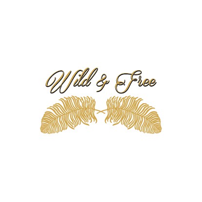

POTATOO GOLDEN WILD AND FREE Temporary Tatto Sticker
