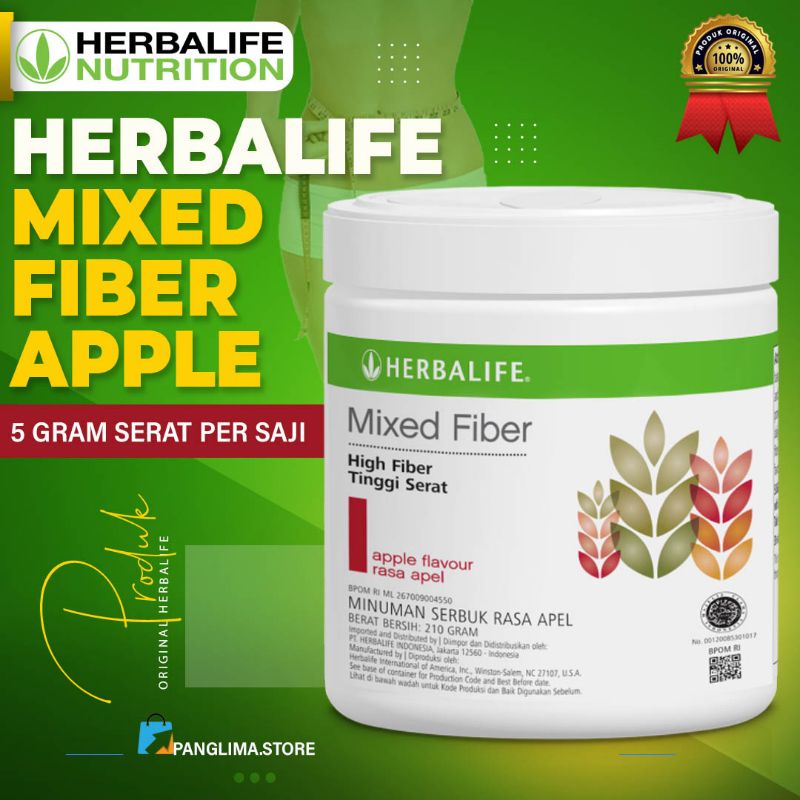 ❤️P5❤️[TERMURAH][BARCODE UTUH]HERBALIFE MIX FIBER/MINUMAN SERAT/MINUMAN DIET