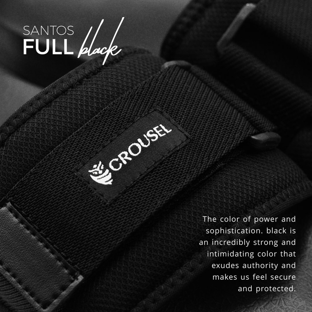 Crousel Sandal slop Casual \ Unisex - Santos Full Black-1