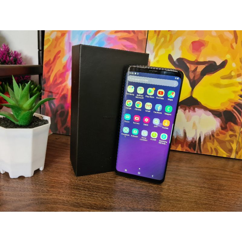 SAMSUNG S9 PLUS RAM 6/64GB WITHBOX SEIN MINUS