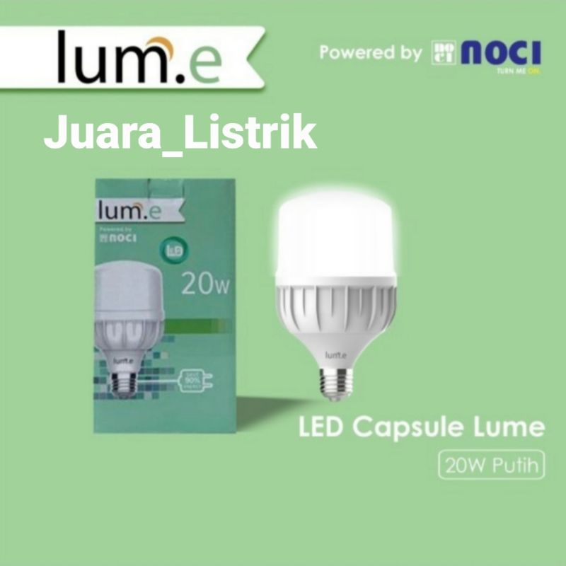 Jual Lampu Led 20 Watt / Noci Lum.e 20Watt / CDL (6500K) | Shopee Indonesia