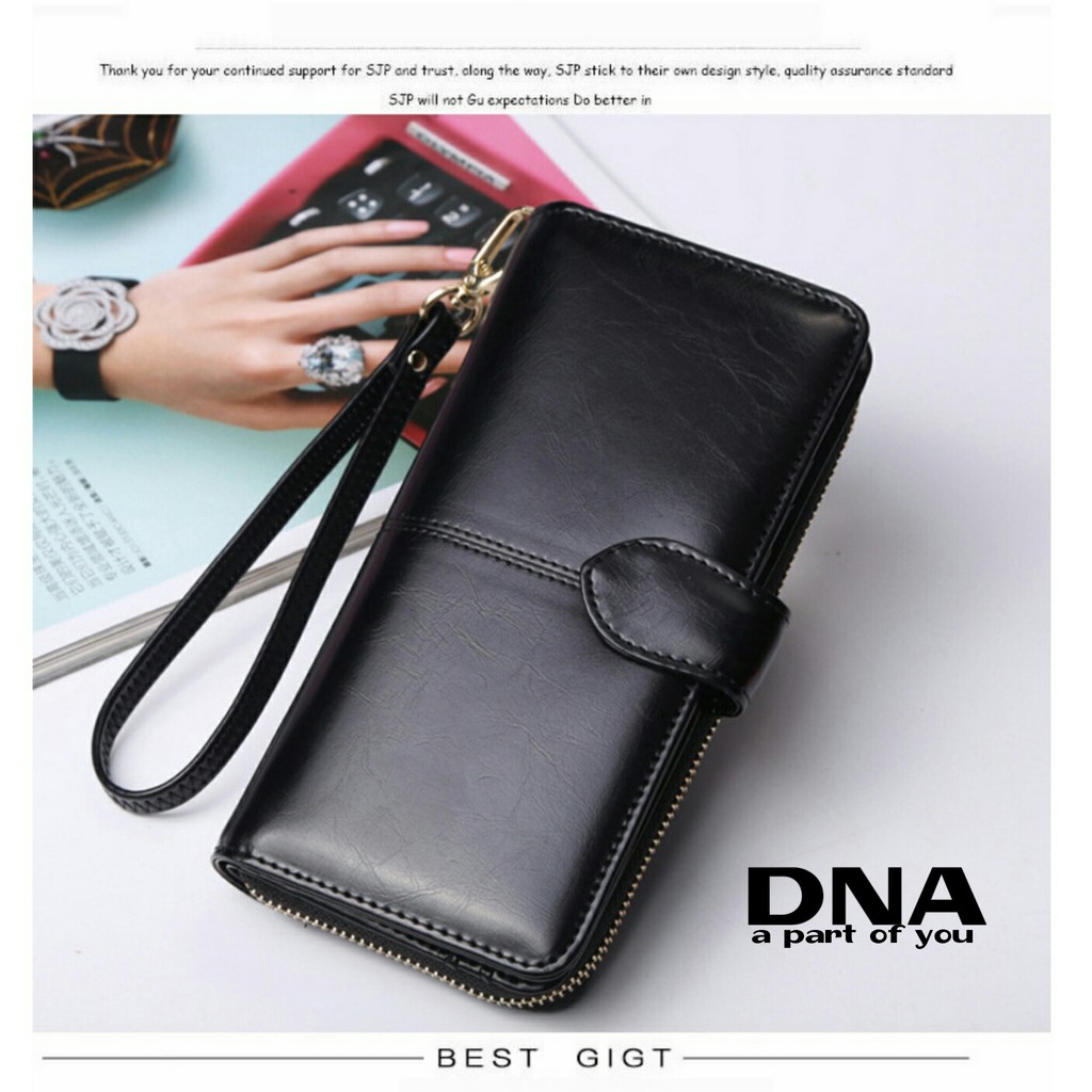 A1 Promo Dompet Wanita Lucu Elegan Bahan Taiga Ukuran 19x9 Warna Ungu Tosca Biru Hitam Fanta Murah