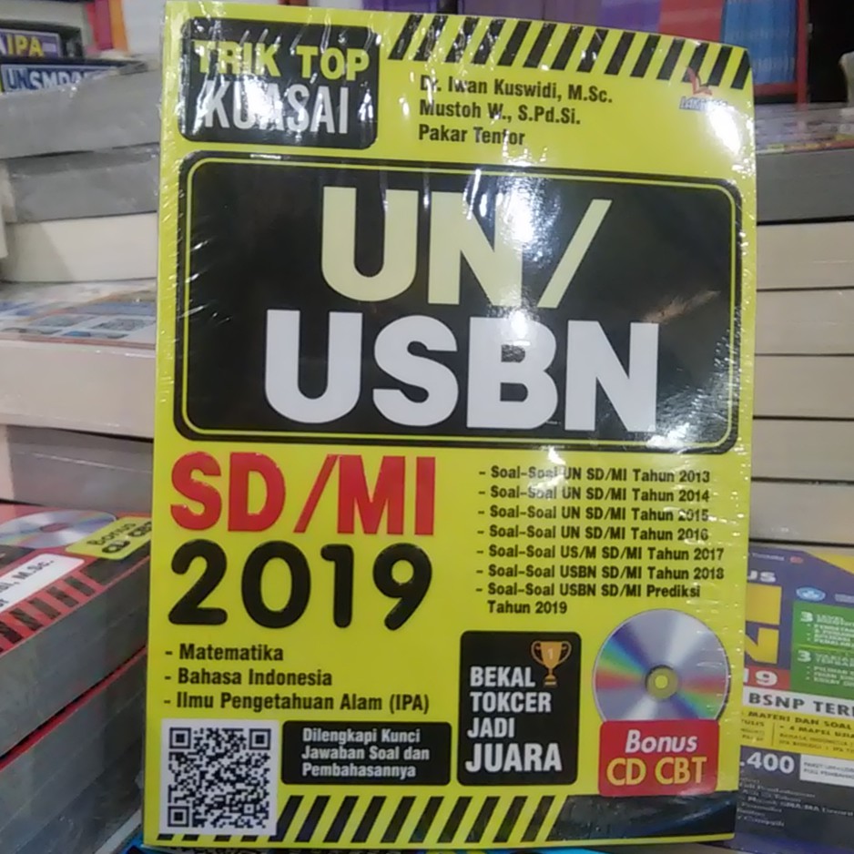 Buku Un Usbn Sd 2019 Trik Top Kuasai Un Usbn Sd Mi 2019 Bonus Cd