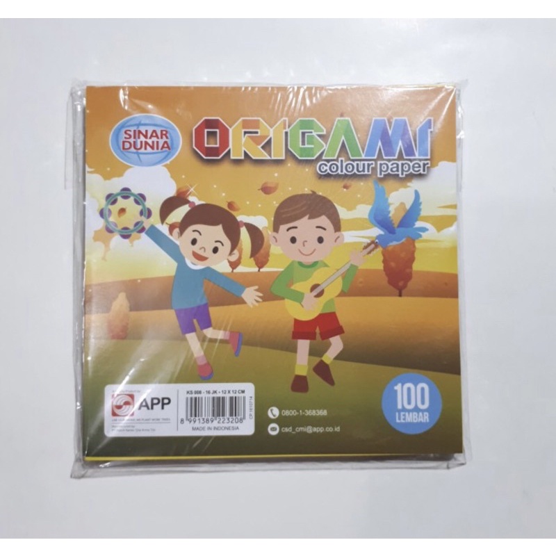 

Origami kertas lipat sidu kecil 1 bungkus