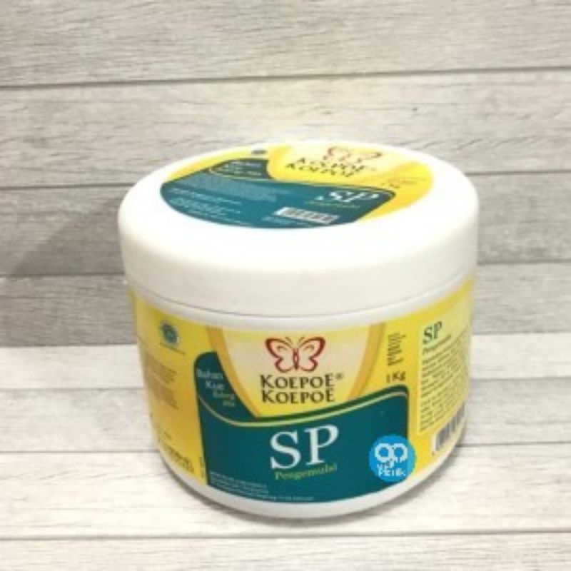 

SP cake emulsfier/pengemulsi/pengembang kue cap koepoe koepoe 1 kg